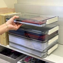 Hộp lưu trữ chứng chỉ/Hộp lưu trữ chứng chỉ hộ gia đình trong suốt/Hộp lưu trữ thông tin quan trọng của công ty/Hộp lưu trữ giấy phép kinh doanh thẻ hộ gia đình - Trong sáng - Xem 5