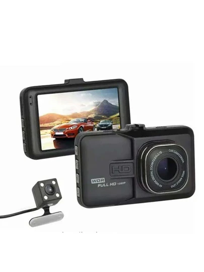 3 Inch Dual Lens Car DVR Dash Cam Video Recorder G-Sensor 1080P Front And Rear Camera