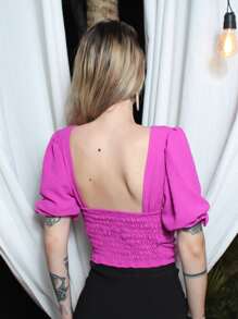 Women Two-piece Outfits - 紫羅蘭色 - 查看 3