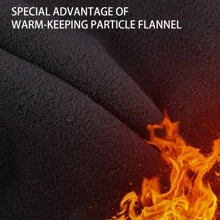 WEST BIKING 1pc Winter Outdoor Windproof Fleece Hood For Motorcycle Riding, With Filter & Face Mask, Unisex - Black - View 11