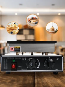 Máquina 25 Mini Hotcakes Eléctrica Industrial Muffin - Negro - Ver 1