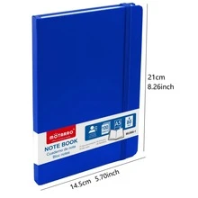 Motarro* 1 Pieza Cuaderno De Tapa Dura A5 De Color Sólido - azul real - Ver 3