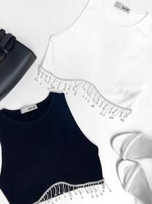 Women Tops - White - View 4