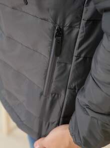 Men Winter Coats - Màu xám đen - Xem 6