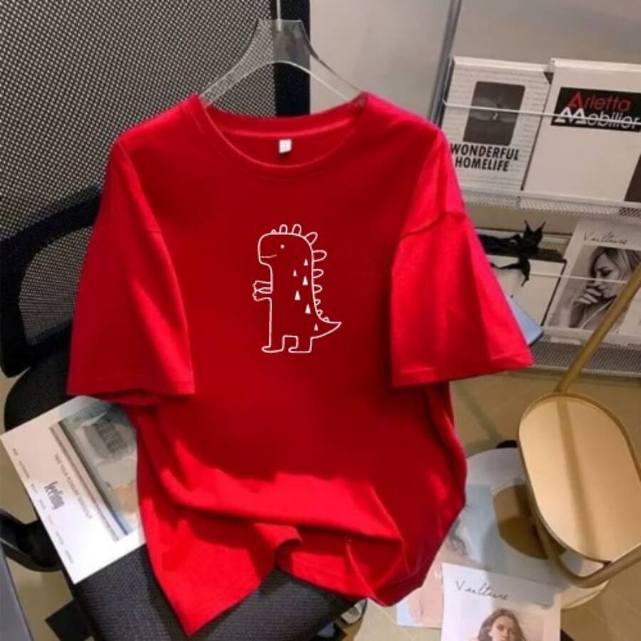 Men T-Shirts - 紅色 - 查看 1