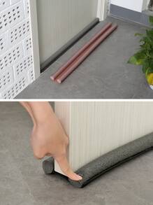 1入組90cm家庭門下裝密封和防噪音條,防風和麵團條,隔熱,防塵,防風,門和窗戶縫隙橡膠條