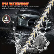 1pc 100cm/40inch Pickup Tailgate Led Strip Lights With Red/yellow Switchback Sequential Turn Signal Strobe Brake Light For Truck Pickup Trailer Suv Rv Van Car - 100cm/40inch - View 7