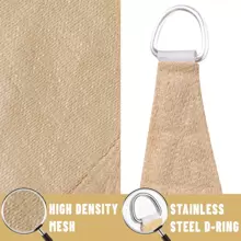 LOVE STORY 10' X 13' Sun Shade Sail Rectangle UV Block Sunshade Canopy For Outdoor Patio Backyard Garden - Sand - View 3