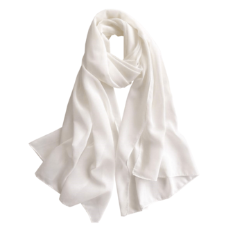 Large Size Plain Chiffon Scarf With Multiple Color Options, Islamic Arab Scarf, Casual Headscarf For Women