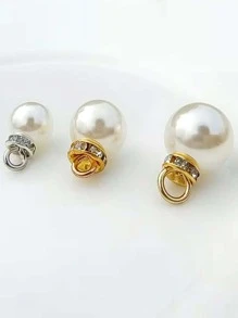50 Stück Abs Faux Perlen Förmiger Anhänger Für Diy Schmuck Herstellung
