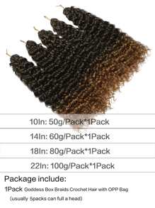 Ombre Curly Synthetic Hair Braid - Multicolor - View 5