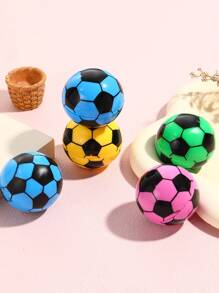 3pcs Cute Cartoon Football Design Pencil Sharpener, Random Color Back To School - Multicolor - View 5