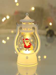 1pc Christmas Atmosphere Decoration For Shop Window With Santa Claus And Reindeer Design
