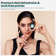 Modelones Primer For Gel Nails Dehydrator For Nails, 15ml Professional Nail Prep Natural Dehydrate Air Dry Superior Bonding Primer Set For Nail Art UV Gel Nail Polish Dip Powder Acrylic Nails - 無色 - 查看 3