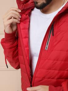 Men Winter Coats - 紅色 - 查看 5