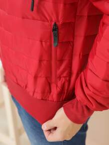 Men Winter Coats - 紅色 - 查看 7