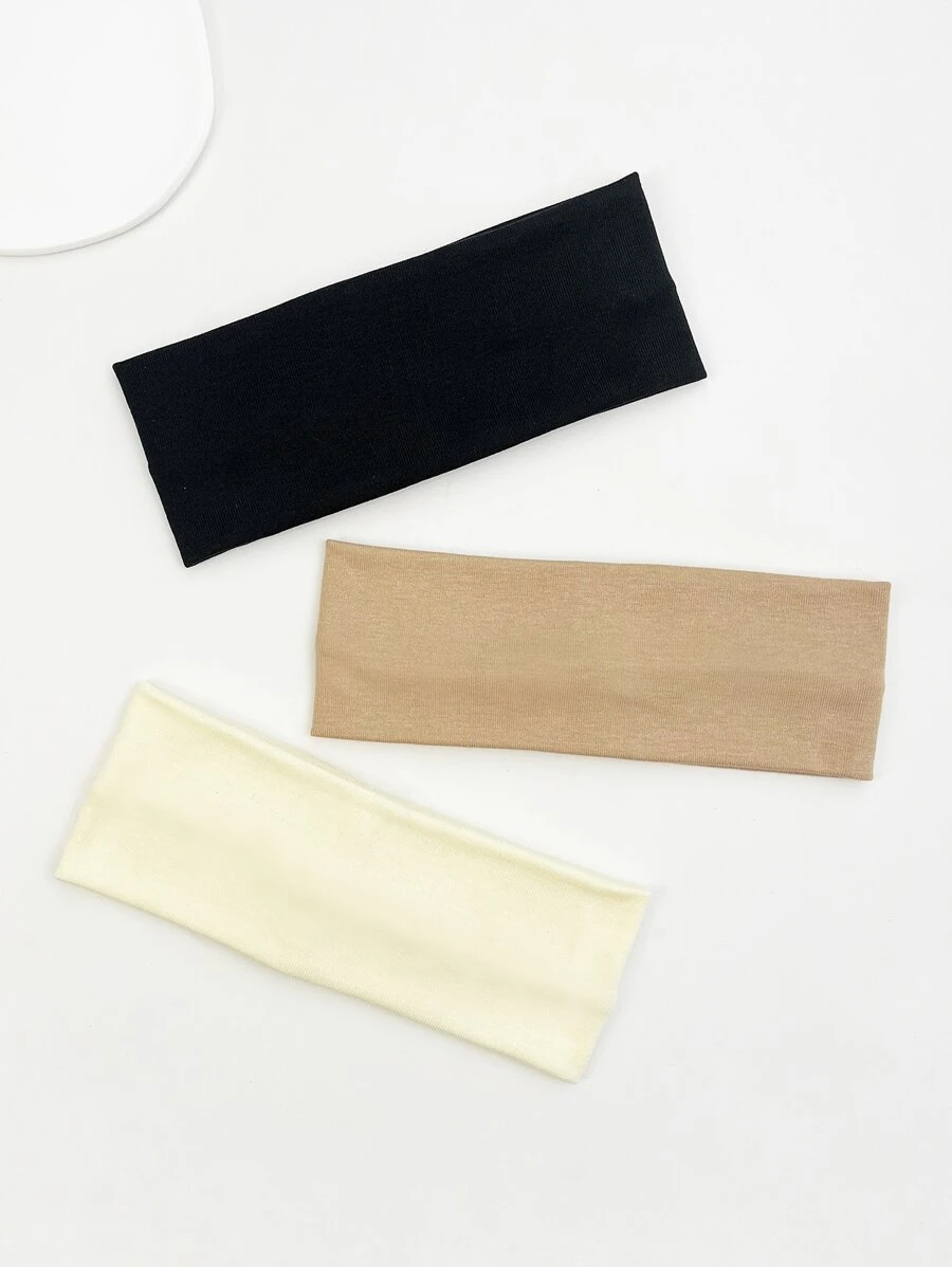 3入組瑜伽運動髮帶,適用於日常鍛煉 - 彩色 - 查看 1