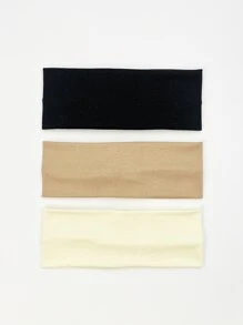 3入組瑜伽運動髮帶,適用於日常鍛煉 - 彩色 - 查看 2