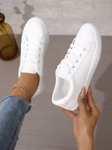 Women Casual Sport Shoes New Fashion Sneakers Vulcanized Shoes (Note: The Shoes Run Small, Wide Toe Box And Wide Feet, It Is Recommended To Buy One Size Larger)