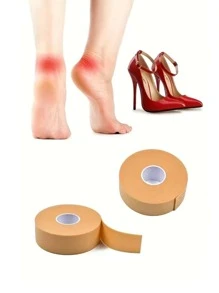 1 Roll Customizable Anti-Friction Waterproof Adhesive Tape, Suitable For Fingers, Toes, Heels, Can Be Used For All Shoes - Beige - View 1