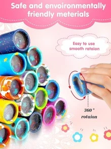 6pcs Kaleidoscope, 14cm - Multicolor - View 7