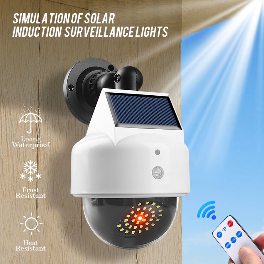 Outdoor Simulated Solar Lights, Fake Solar Surveillance Lights, Fake