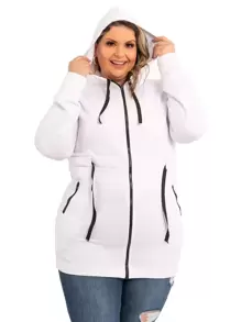 Plus Size Blouses - 白色 - 查看 2