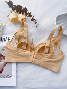 Brasier con Tirantes en los Hombros y Pecho para Mujer - Beis - Ver 3