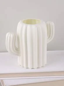 1 giá đỡ bút hình xương rồng trắng - trắng - Xem 5