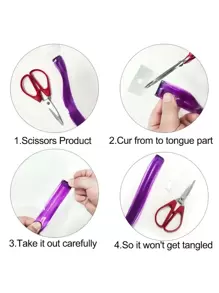 Synthetic Hair Extensions Clip Hair  Red Green Grey Blue Yellow Orange Colourful Women Clip Hair Woven Hair Clip Extensions For Daily Party Cosplay Use And New Year Gift Pack Of 6