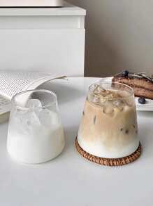 富士山形狀的硼矽酸玻璃咖啡杯/飲料杯 - 透明 - 查看 8