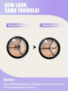 Sweet mint 防水三色遮瑕膏，1入組長效面部遮瑕膏持久不可去除遮瑕膏 - 彩色 - 查看 3