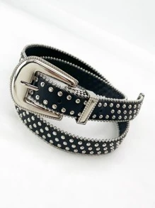 Women Belts - 黑色 - 查看 1