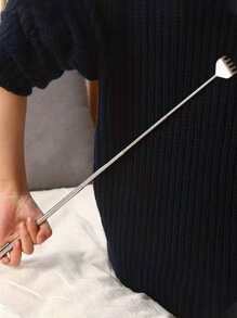 1 Rascador De Espalda Ajustable De Acero Inoxidable, Masajeador Extensible Antimordeduras Para Aliviar El Dolor De Espalda Y La Picazón. - Gris - Ver 4