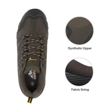 Men's Low Top Waterproof Hiking Shoes Trekking Trails Outdoor Work Shoes - 棕色 - 查看 4