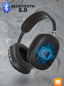 Very Resistant Adjustable Rechargeable Headband Bluetooth Headphones - Pink - View 2