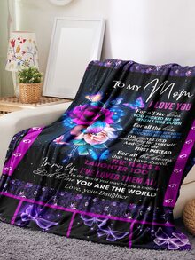 1 Miếng Ném cái mền , Qủa tặng Đối với Mẹ Con gái , Ấm áp Thân thiện Mềm mại Ném Chăn Đối với Đi văng , Giường , Sofa , lông tơ Sang trọng Flannel Lông cừu Chăn Và - Nhiều màu - Xem 4