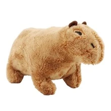 Capibara De Peluche Kawaii Juguete Capybara Tamaño 20 cm - Café - Ver 2
