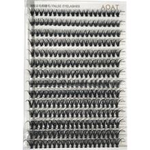 AOAT 30入組0.05mm粗度個人假睫毛,混合長度(9-16mm),280根揉搓,d卷度 - 黑色 - 查看 2
