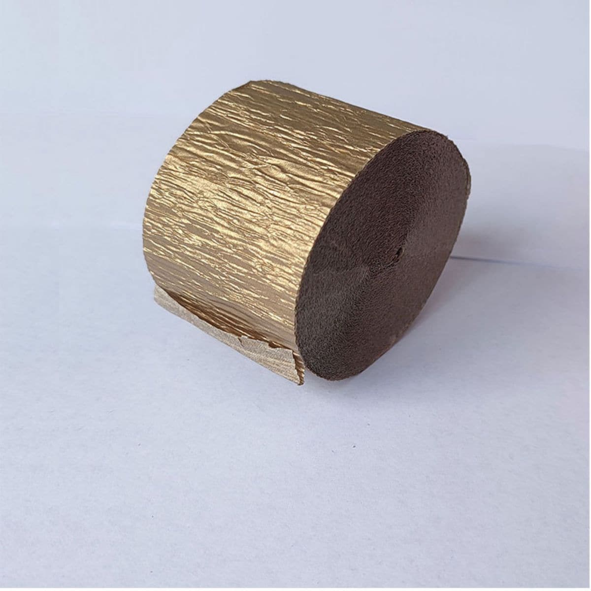 1pc Golden Crinkled Paper Roll - Gold - View 1