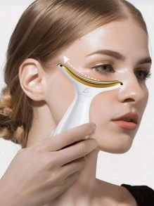 Masajeador Reductor de Papada y Antiarrugas para Cuello y Cara - Blanco - Ver 1