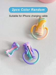 Nhiều màu Silicone Cuộn Dây cáp Đối với Dữ liệu Cáp , Tính phí Cáp , Cắn Công cụ - Nhiều màu - Xem 3