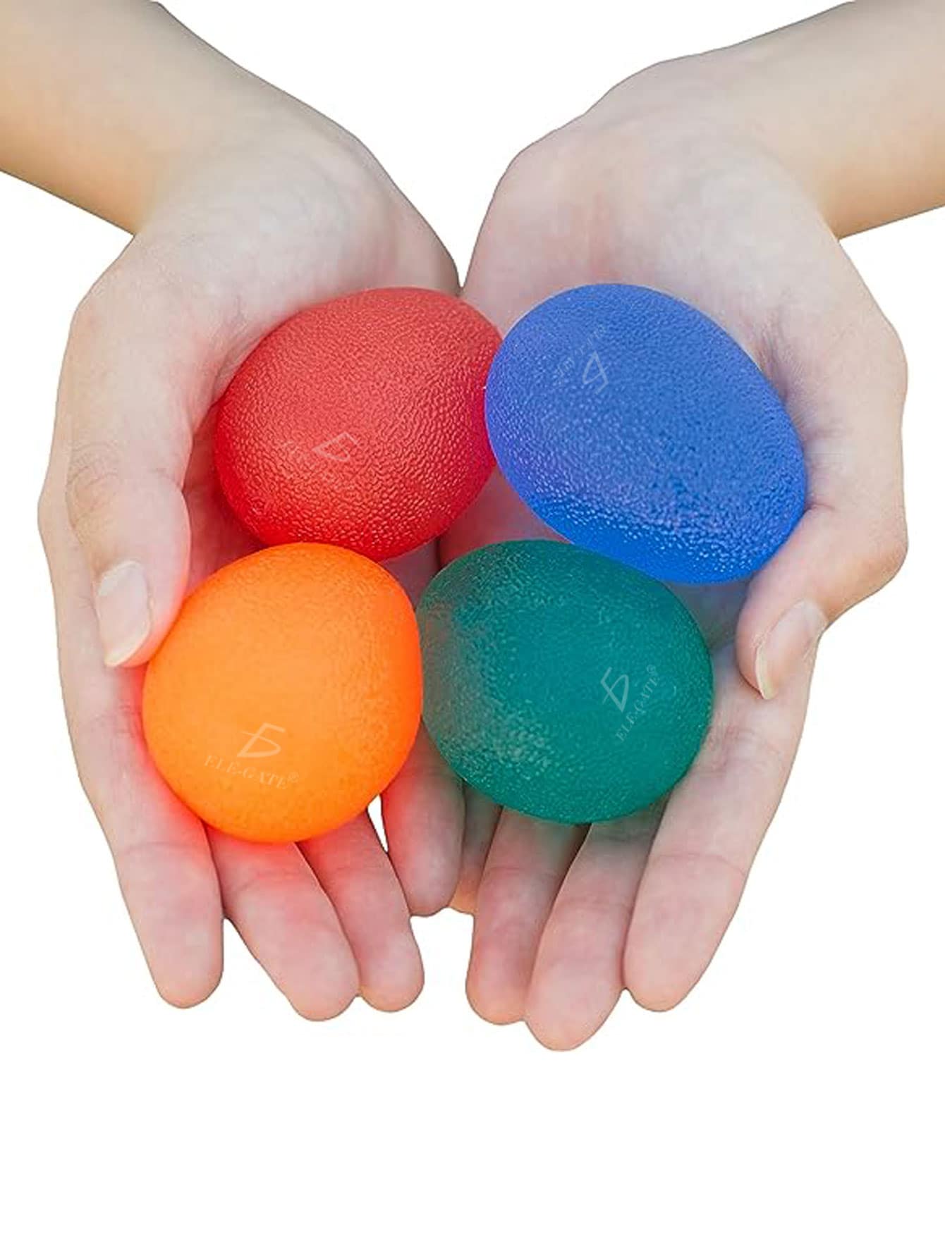 Kit Of 5 Anti-Stress Balls, Exercise Balls, Therapeutic. Therapy And Relaxation Anti-Stress Balls - 彩色 - 查看 1