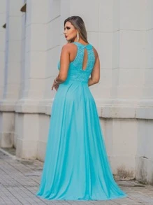 Grife Velasco Women Party Dresses - Biru - View 3
