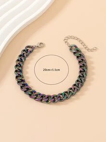 1pc Laser Holographic Colorful Fashion Anklet - Multicolor - View 3