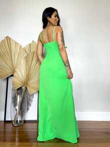 Women Dresses - 綠色 - 查看 2