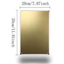 1 Pezzo Targa Decorativa Metallica Senza Cornice 'a Nice Woman', Adatta Per Il Soggiorno, 11,81 * 7,87 Pollici - Bianco e nero - Visualizzare 9