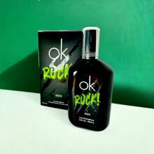 Perfume Fragancia Larga Duracion De Calidad OK ROCK! 100ml Diseño De Lujo Para Hombre Excelente Fijación Cítrico Hermosa Presentación - OK ROCK - Ver 4