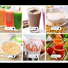 1 件便攜式家用攪拌機,附 6 個刀片,可透過 Usb 充電,適用於奶昔、冰沙、奶昔、蔬果