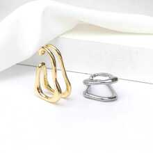 1 pieza manga de moda brazalete pendiente serpiente diseño Cubic zirconia oreja no perforante manguito